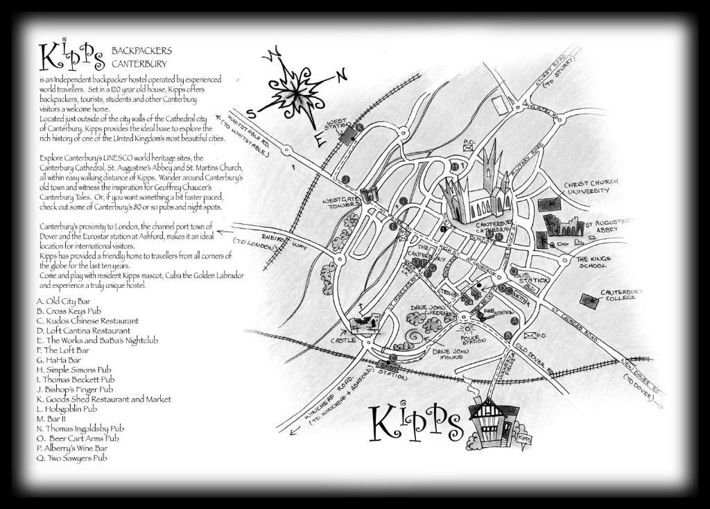 Kipps Backpackers Canterbury Dış mekan fotoğraf